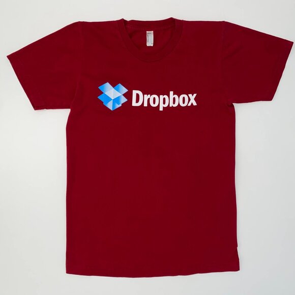 Dropbox Startup Graphic Tee Shirt American Apparel Mens Small - Picture 2 of 12